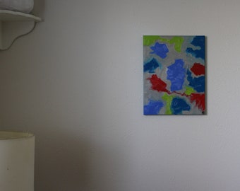 Original Abstraktes Ölgemälde, "Im Fokus" einzigartige Kunst und Wohnkultur