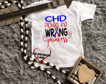 CHD Princess Awareness Tshirt