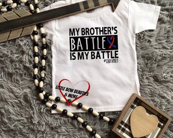 My ...’s Battle Is My Battle CHD Family Awareness Top