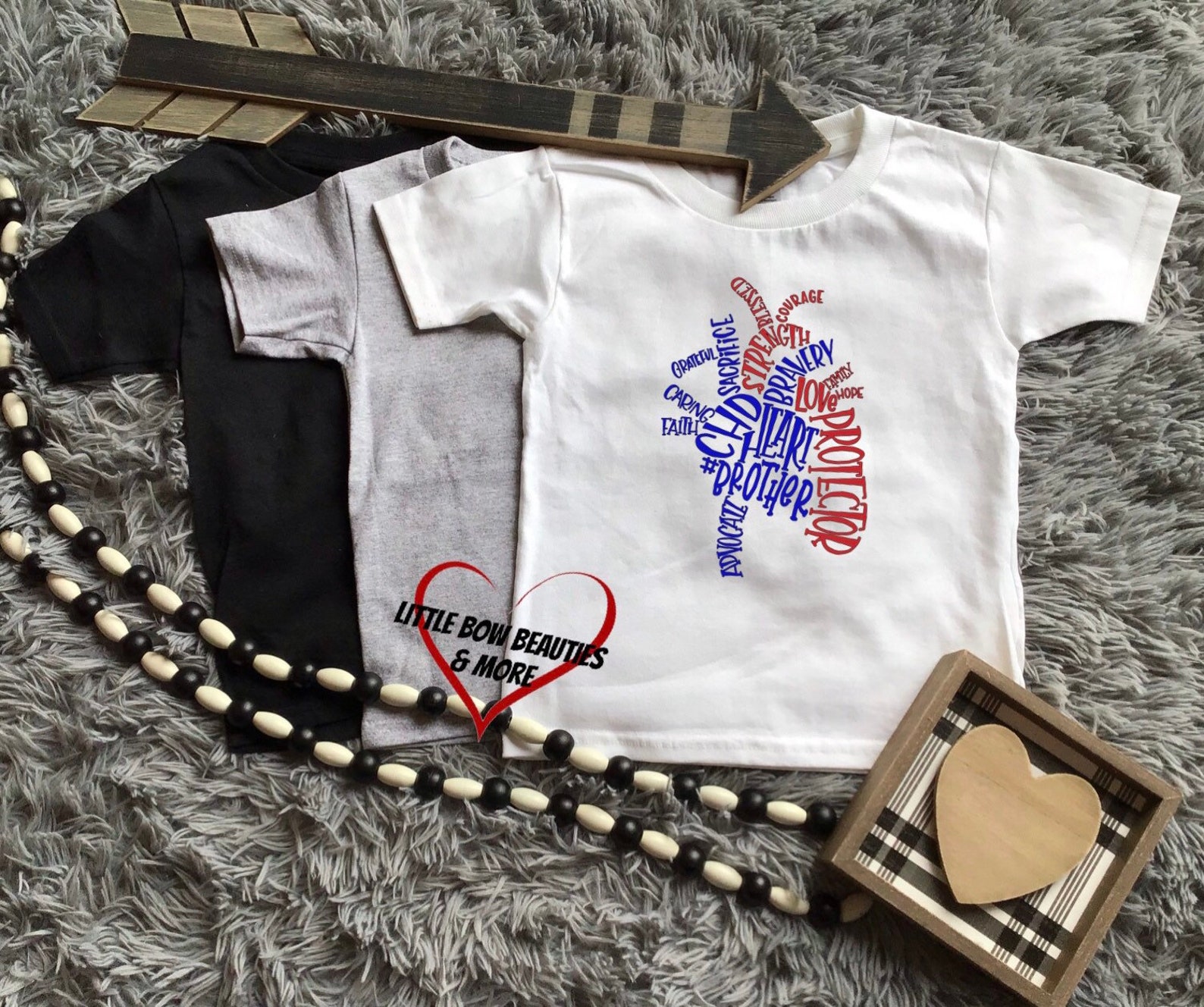 CHD Heart Brother or Sister Awareness Top | Etsy