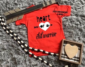 Heart CHD Warrior and Family Tshirts