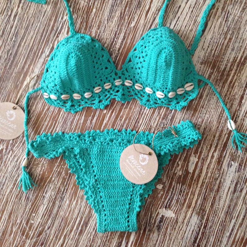 Crochet Bikini Nusa Crochet swimsuit Crochet Lace Swimwear | Etsy