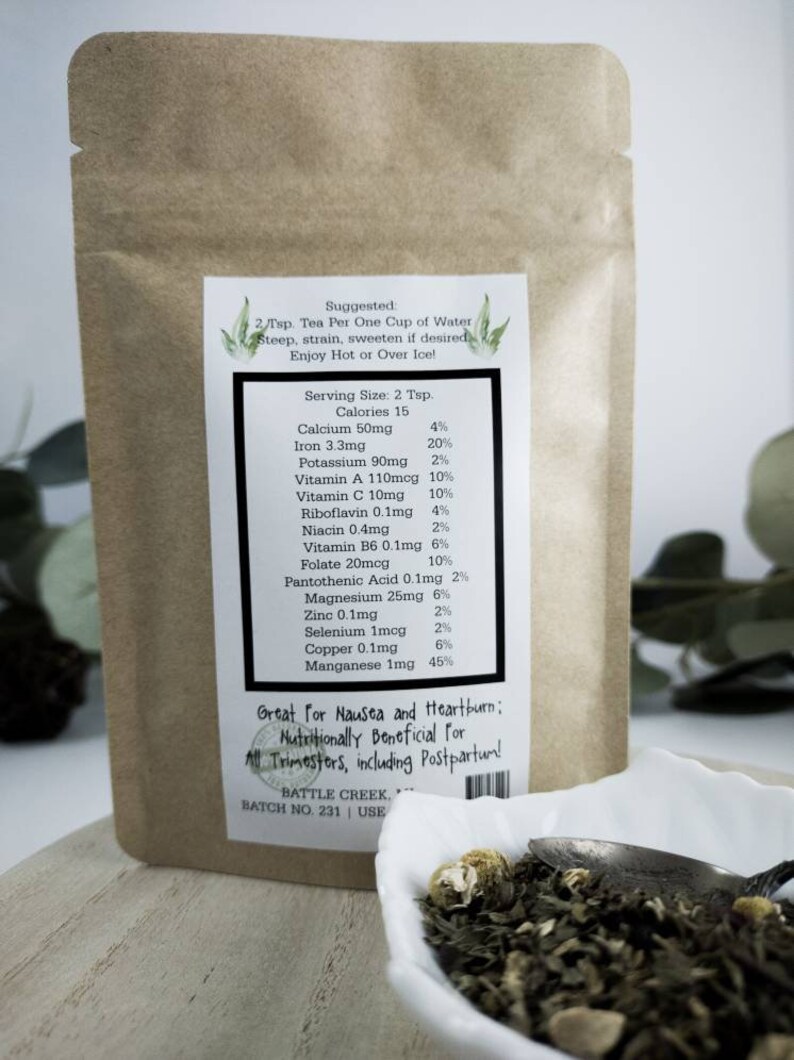 Morning Sickness Relief Pregnancy Tea First Trimester Etsy