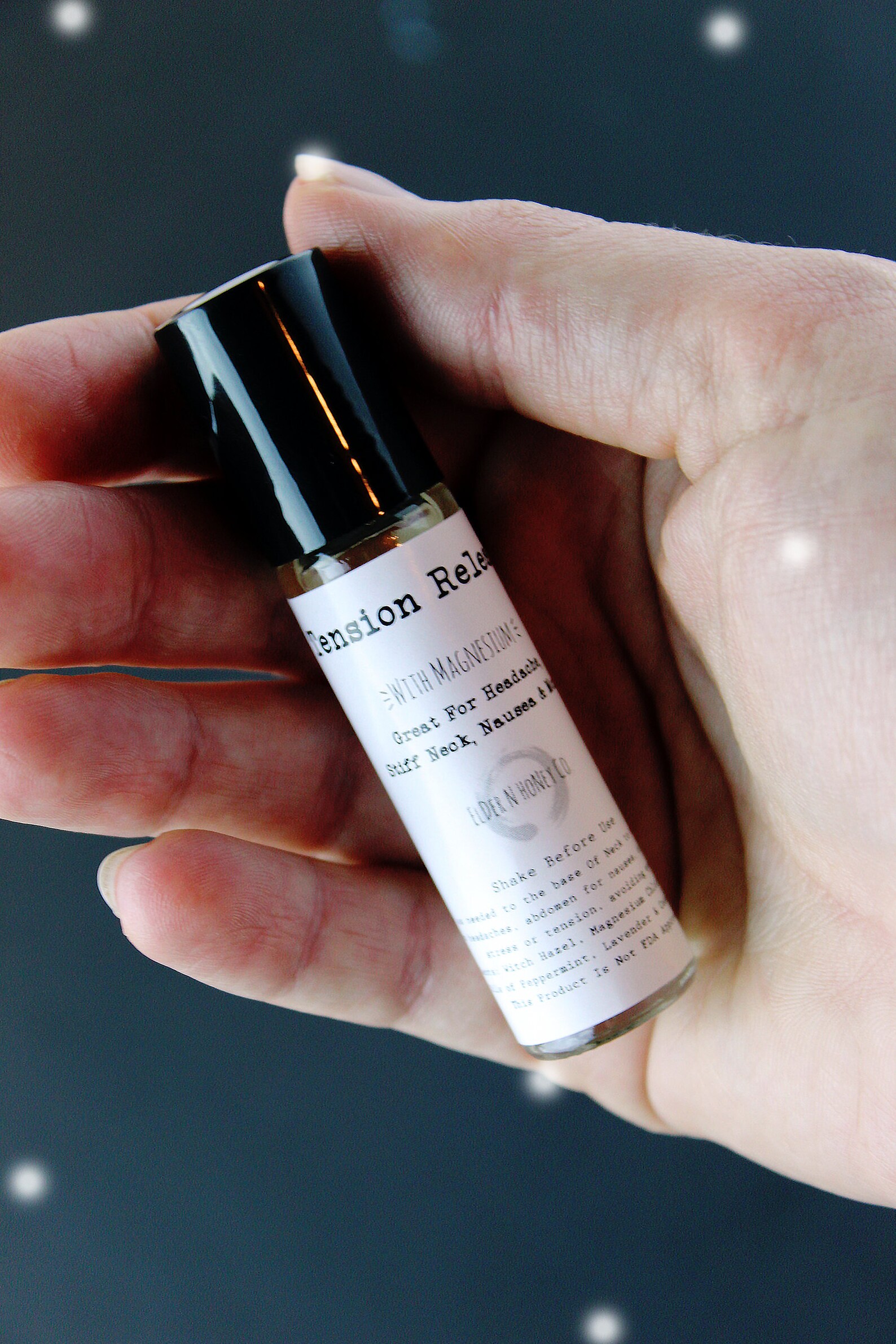 Magnesium Roll On Tension Release Magnesium for Headaches Etsy