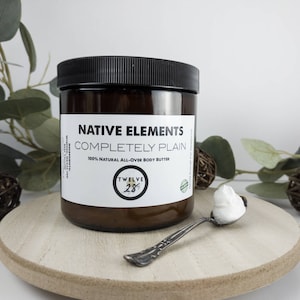 16 oz. PLAIN Grass-fed Tallow Lotion Formally Elder N Honey Co. Unscented Grass-fed Beef Tallow Lotion, Dry Skin Fragrance Free Organic Balm