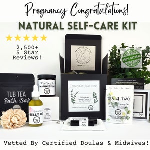CONGRATULATIONS Gift For Pregnant Mom To Be - Organic Products for Pregnancy - Gift For Pregnancy, Natural Gift For Pregnant Wife, Sister