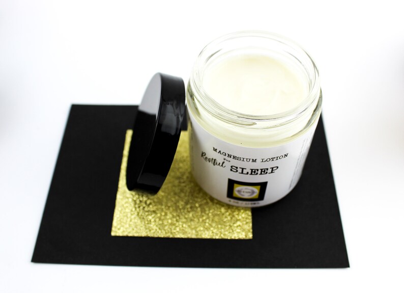 Organic Magnesium Lotion For Sleep Pregnancy Safe Magnesium Etsy