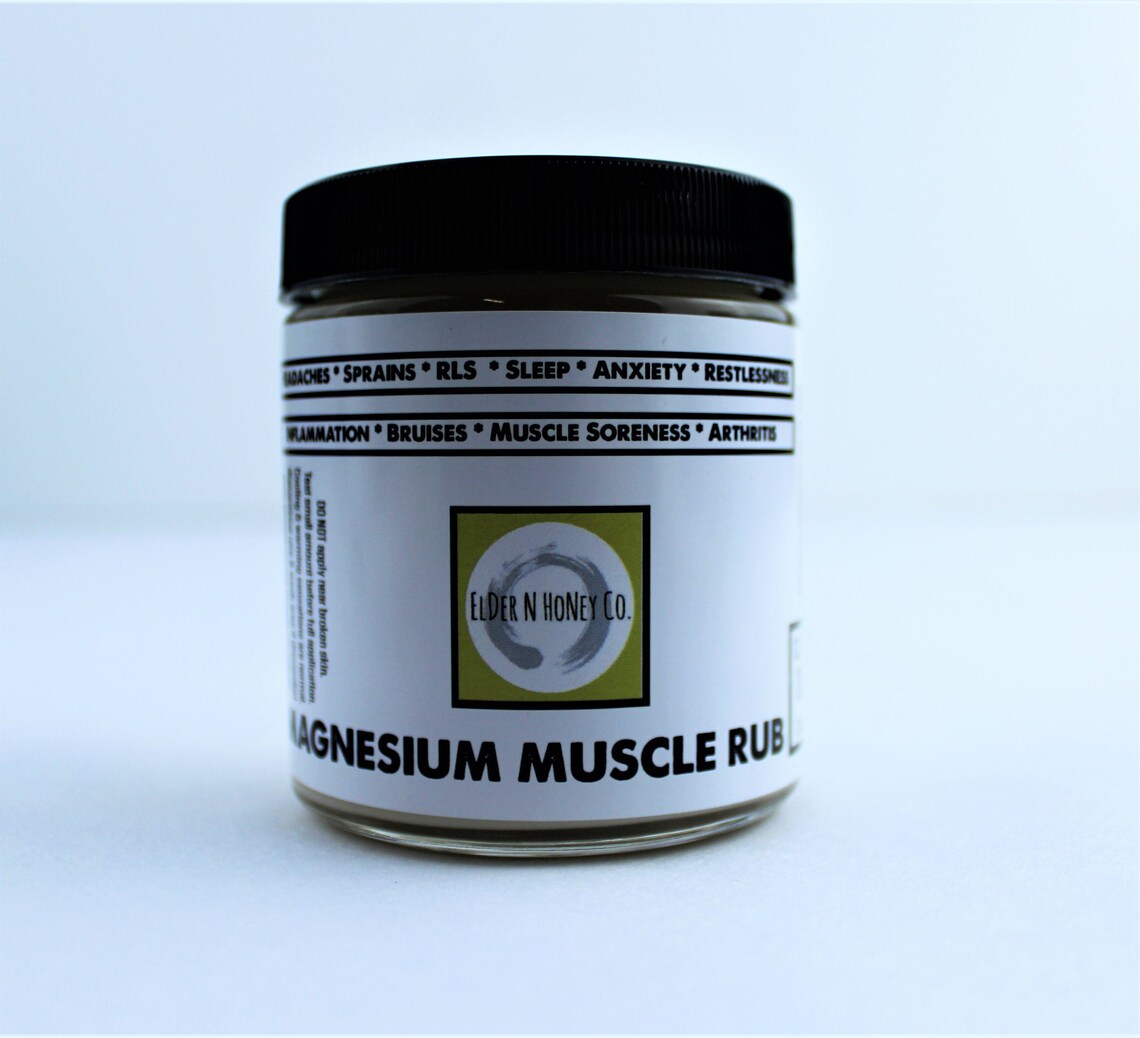 Magnesium Muscle Rub for Sore Muscles Magnesium Lotion Like Etsy