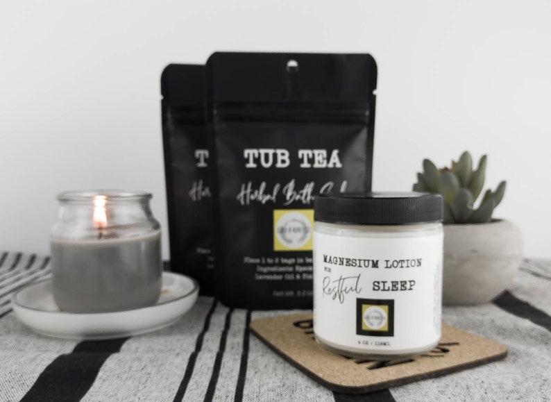 Organic Magnesium Lotion for Sleep Pregnancy Safe Magnesium Etsy