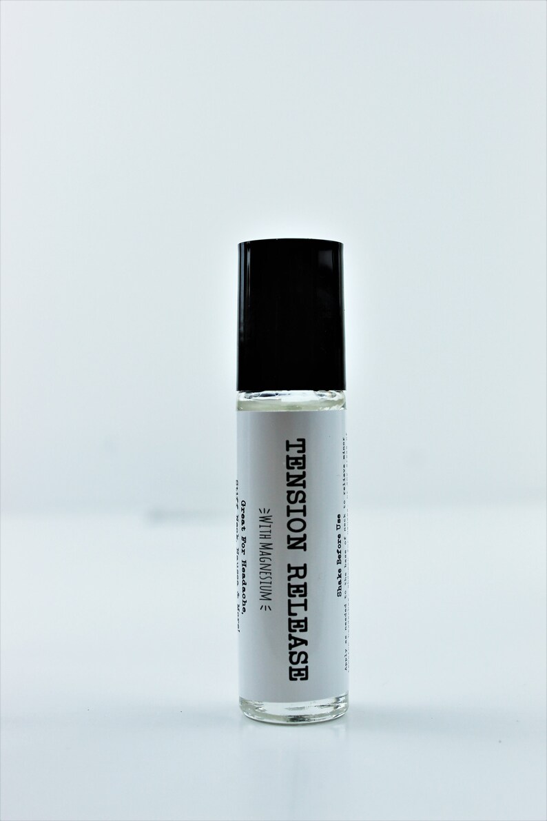 Magnesium Roll On TENSION RELEASE Magnesium for Headaches Etsy