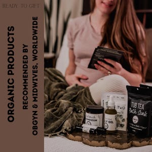Natural Pregnancy Self Care Gift Box for Mom to Be | Gift for Pregnant Wife, Friend, Daughter, Sister- Mom To Be Gift | Organic Products