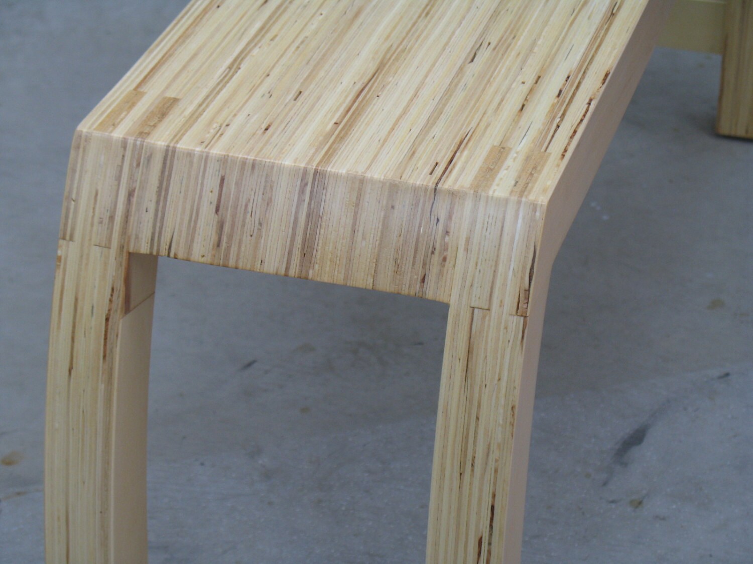 Modern Bench “Everyday” Wood Bench Plywood Bench