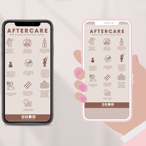 Lash Tech Loyalty, cartão de cuidados posteriores, modelo de cartão de fidelidade de cílios editável, cartão de desconto Lash, modelo de cartão de cuidados posteriores de Lash, cuidados posteriores de telefone.