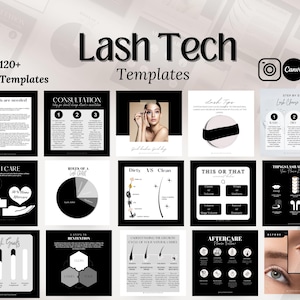 Luxury Lash Artist Instagram Template Lash Stylist Post Templates Lash Tech Instagram Post Lash Extension Post Lash Tech Social Media