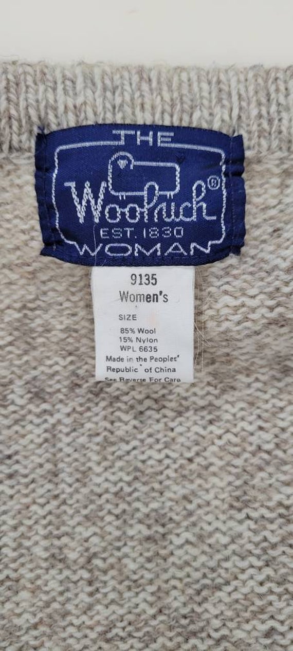 Vintage Woolrich Farm Vibes Wool Cardigan - image 5