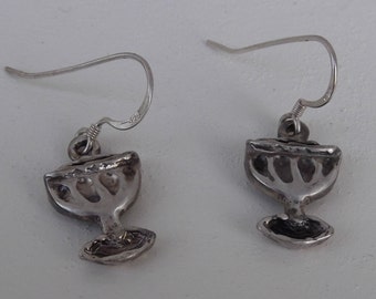 Tarot Earrings Cups in Sterling Silver FREE SHIPPING
