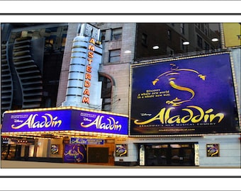 ALADDIN broadway musical at the Amsterdam Theatre