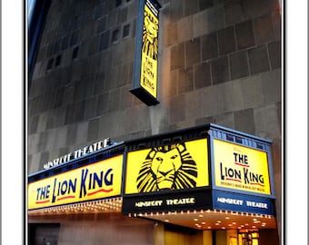 The Lion King  musical at the Minskoff Theatre