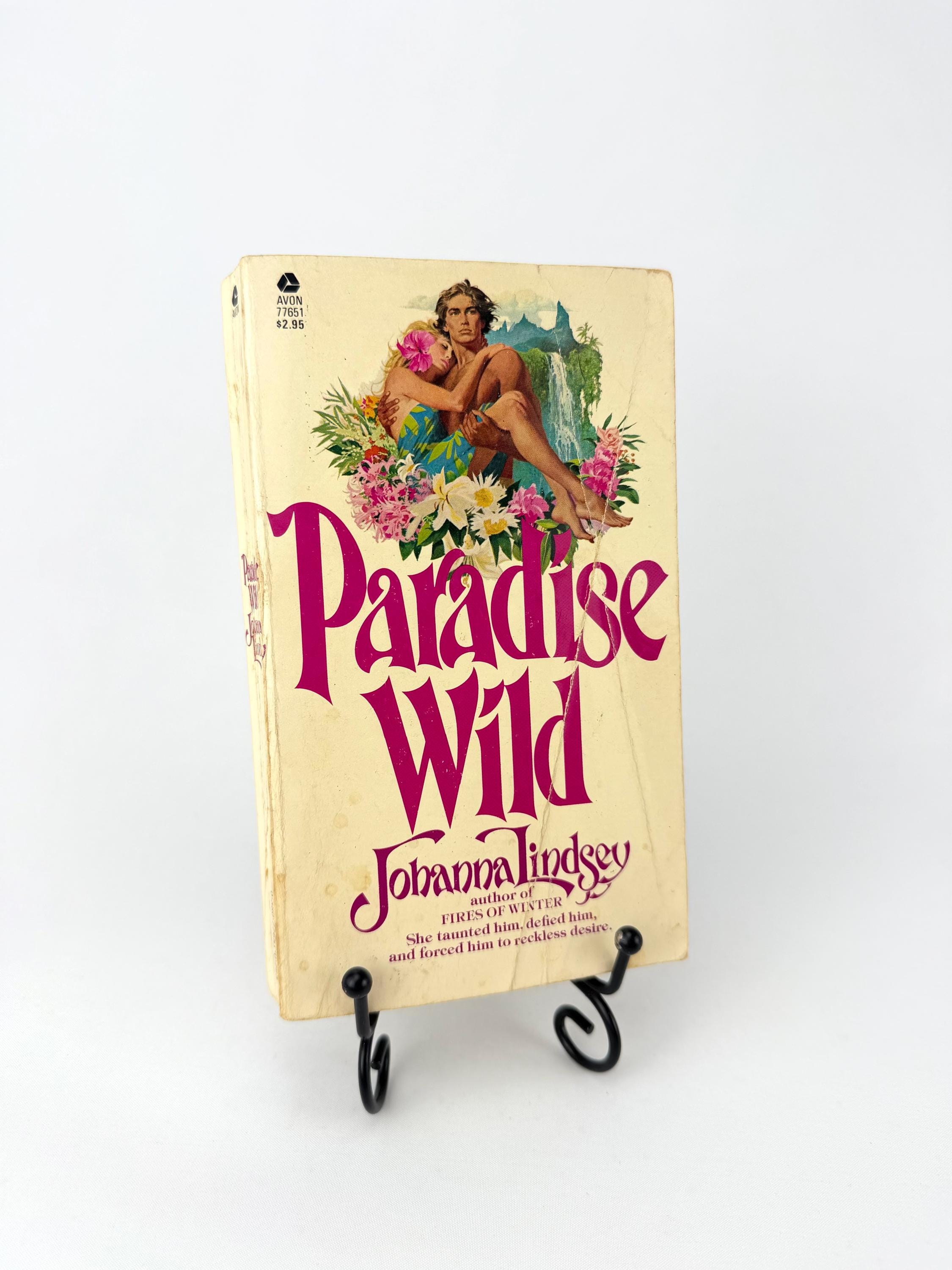 洋書 The Lovely Reed Paradise Wild by Johanna Lindsey 1st Printing Paperback 1981 W