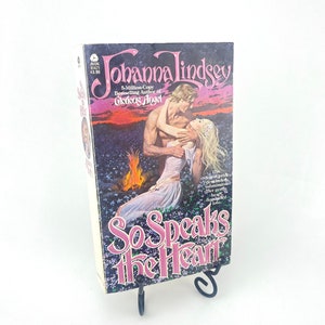 Così parla il cuore di Johanna Lindsey 1983 Prima stampa Libro in brossura con copertina Clinch