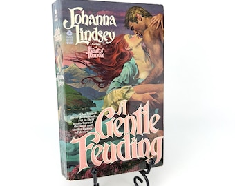 A Gentle Feuding by Johanna Lindsey 1st Printing Paperback 1984 w/Clinch Cover
