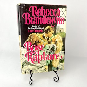 Rose of Rapture di Rebecca Brandewyne 1984 1a edizione del club del libro copertina rigida con sovraccoperta