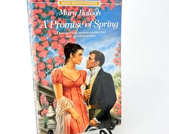 A Promise of Spring by Mary Balogh 1990 Signet Regency Romance Paperback