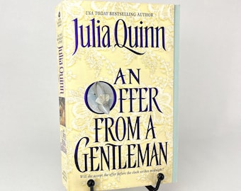 An Offer From a Gentleman by Julia Quinn 1st Printing w/Stepback Cover 2001 Bridgertons #3