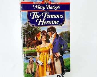 The Famous Heroine by Mary Balogh 1996 Signet Regency Romance Paperback