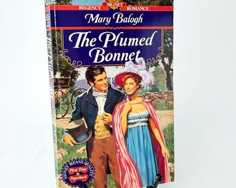 The Plumed Bonnet by Mary Balogh 1996 Signet Regency Romance Paperback
