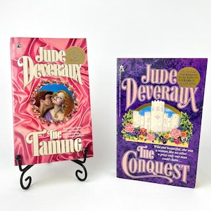 Duologia Peregrine di Jude Deveraux, prima edizione tascabile, 1989, serie completa, set di due libri