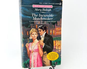 The Incurable Matchmaker by Mary Balogh 1990 Signet Regency Romance Paperback