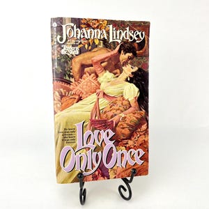 Love Only Once di Johanna Lindsey 1985 Prima ristampa Brossura con copertina flessibile