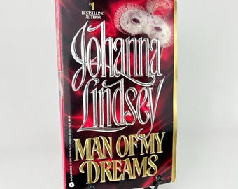 Man of My Dreams by Johanna Lindsey 1st Printing Paperback w/Stepback Cover 1992