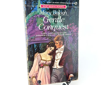 Gentle Conquest by Mary Balogh 1987 Signet Regency Romance Paperback