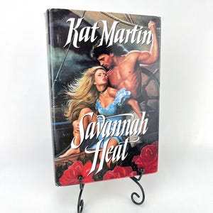 Savannah Heat di Kat Martin, prima edizione con copertina rigida, 1993 con sovraccoperta