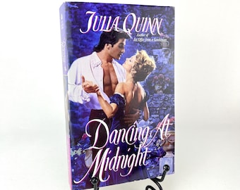 Bailando a medianoche de Julia Quinn, 5.ª edición, 1995, libro de bolsillo con tapa dura, Splendid Trilogy n.º 2