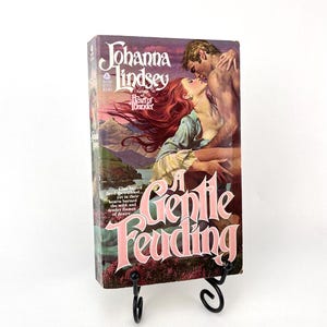 Una dolce faida di Johanna Lindsey, prima edizione tascabile, 1984 con copertina flessibile
