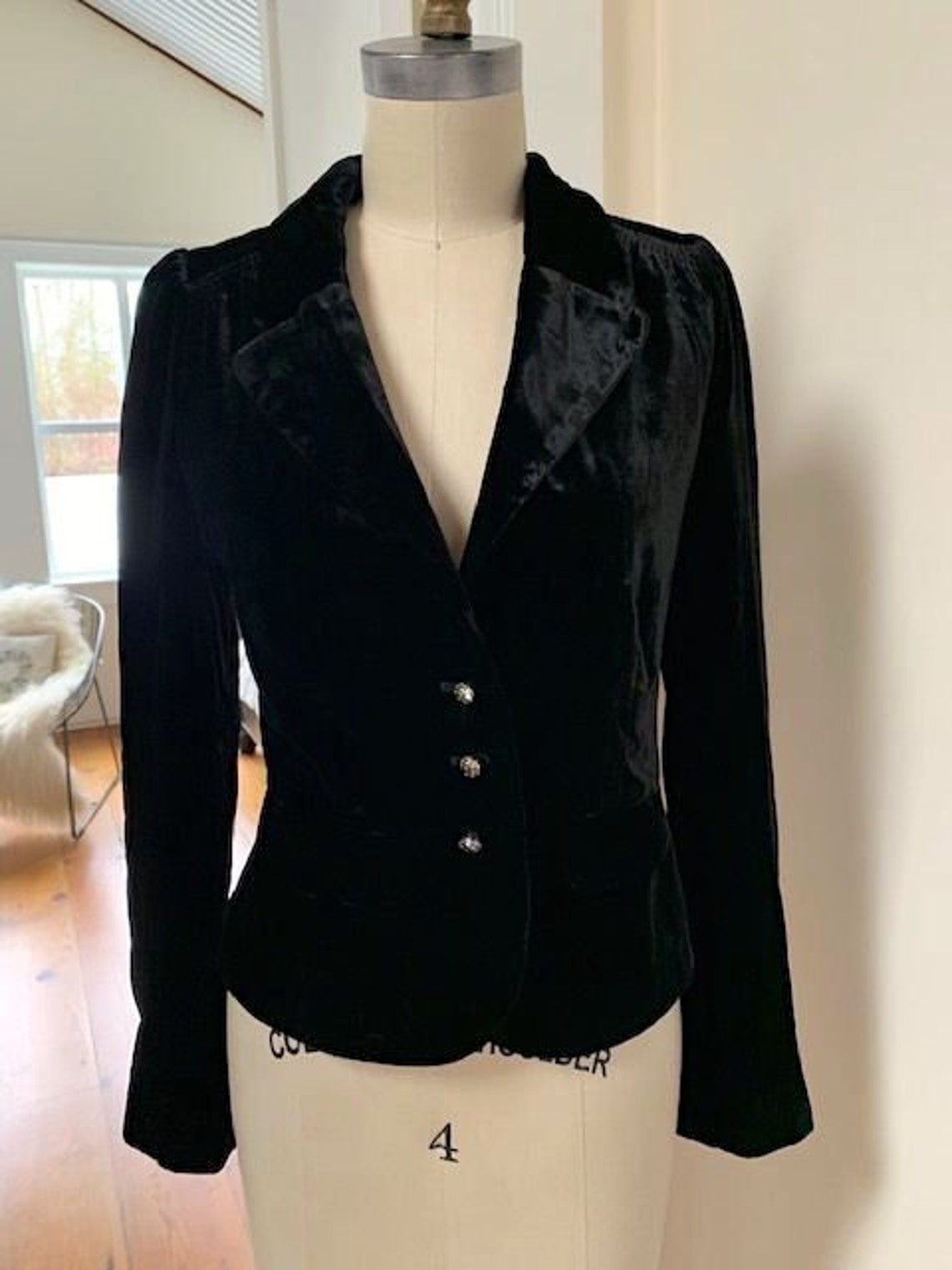 Vintage Juicy Couture Velvet Jacket Size 0 - Etsy