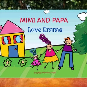 Children&#39;s personalized book.  Gift for girl or boy from grandparents, aunt and uncle, mom and dad