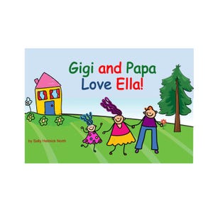 Children's personalized book.  Gift for girl or boy from grandparents, aunt and uncle, mom and dad