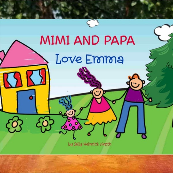 Grandparent personalized book for boy or girl