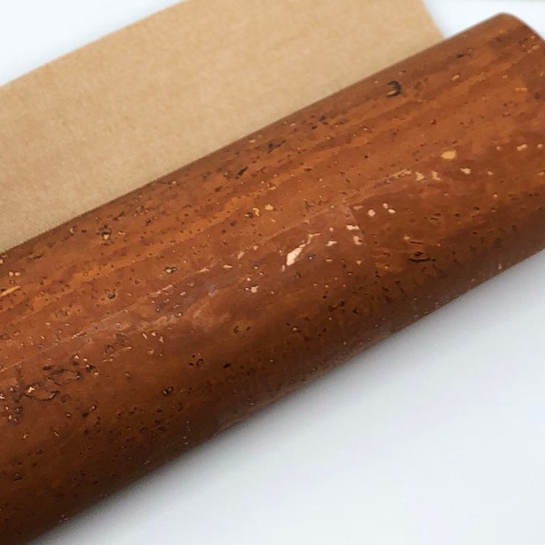 STORE CLOSING! Cinnamon Cork Fabric 0.85mm