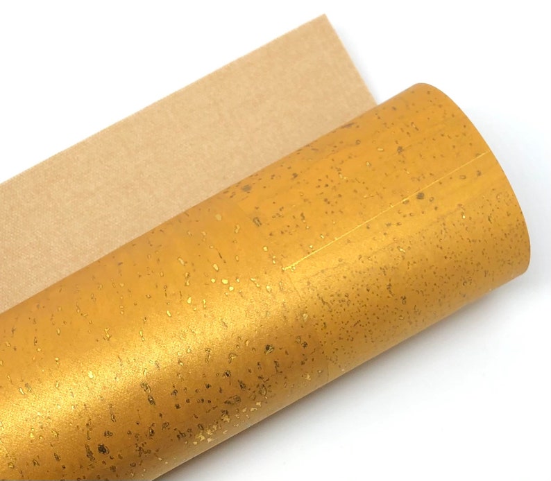 Golden Pearl Cork Fabric 0.85mm