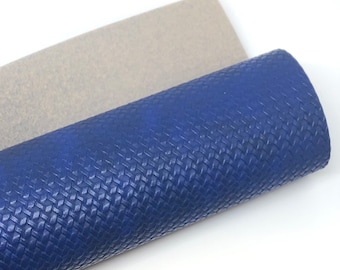 Blue Italian cowhide patent leather genuine leather real leather 0,8 mm #A68 Blue Italian cowhide patent leather genuine leather real leather 0,8 mm #A68
