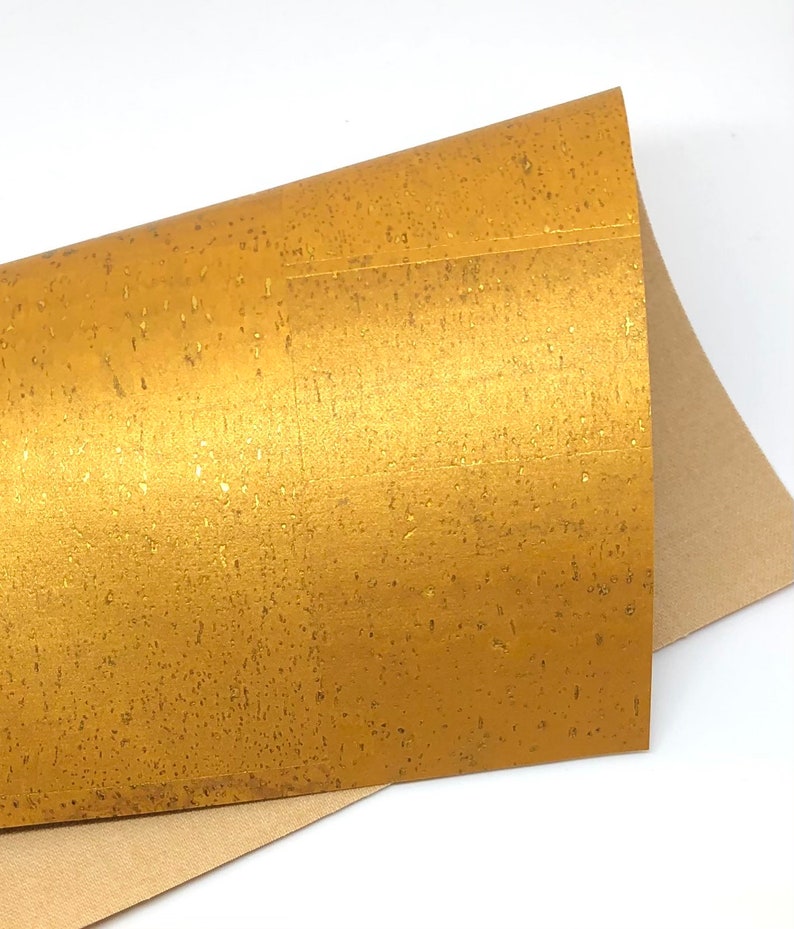 Golden Pearl Cork Fabric 0.85mm