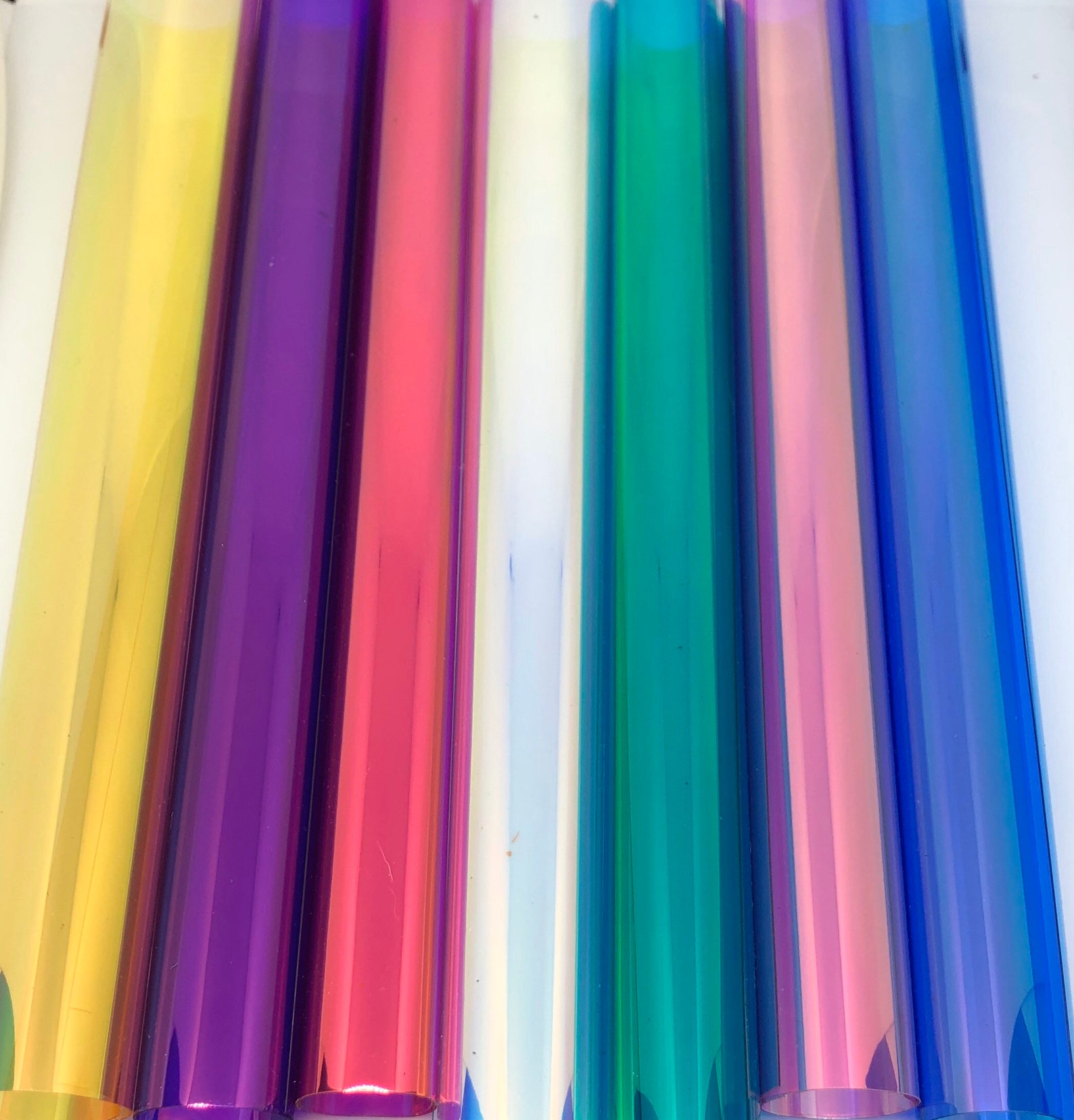 Iridescent Purple Translucent 8x11 PVC fabric Etsy