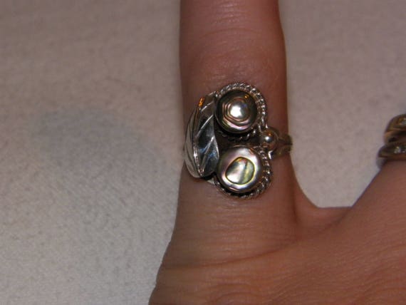 Vintage Sterling silver  Southwestern Style Ring … - image 2