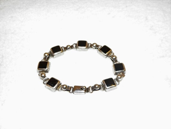 Sterling Silver Bracelet - Old Estate Bracelet - … - image 4