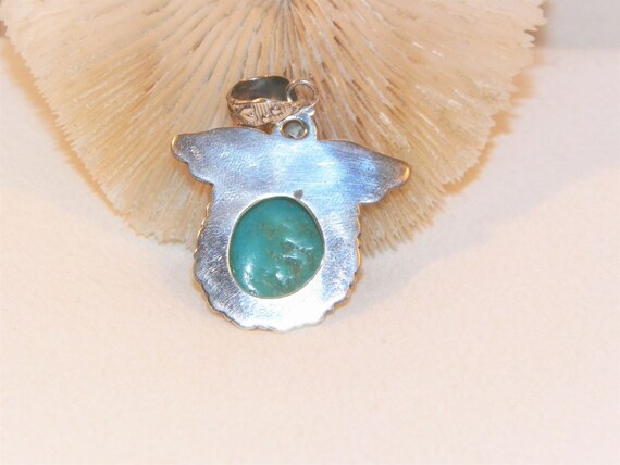 Sterling Silver Turquoise Pendant, Gift For Her, … - image 7